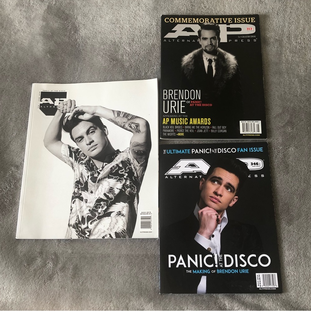 Panic! At The Disco and Brendon Urie Alternative Press Magazines